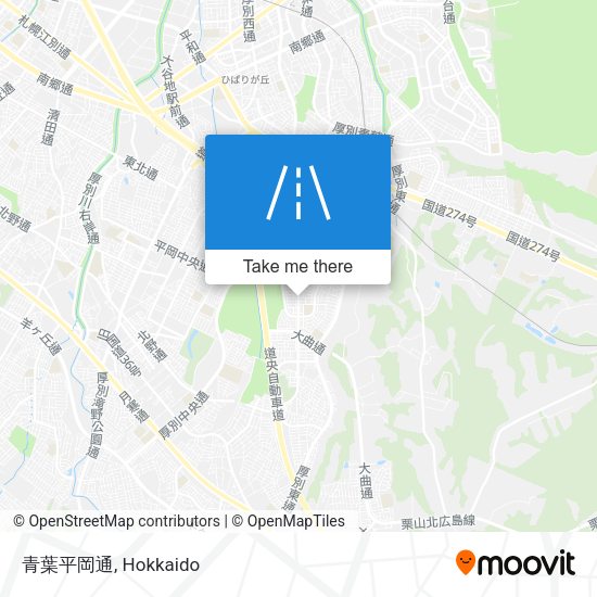 青葉平岡通 map