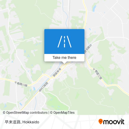 早来道路 map
