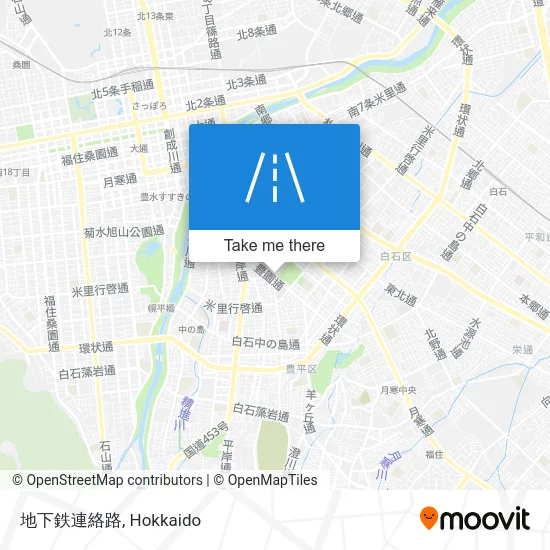 Subway Connecting Path map