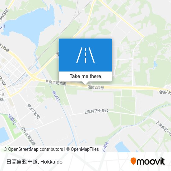 日高自動車道 map