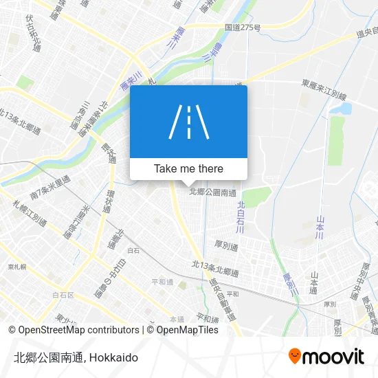 北郷公園南通 map
