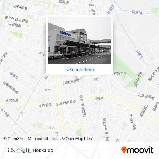 丘珠空港通 map