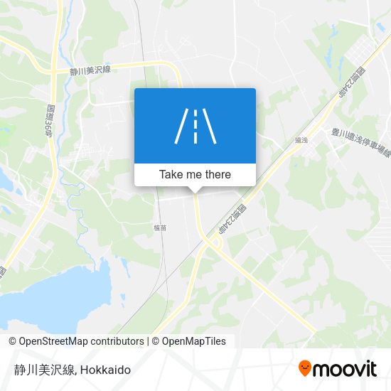 静川美沢線 map