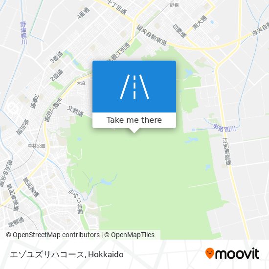 エゾユズリハコース map