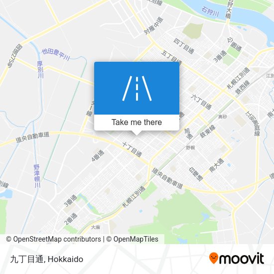 九丁目通 map
