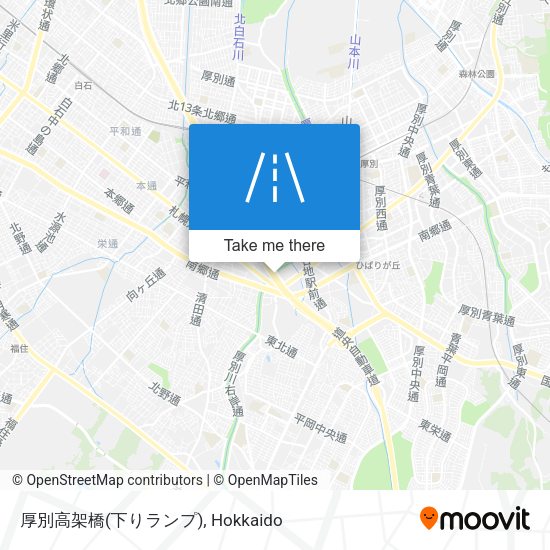 厚別高架橋(下りランプ) map