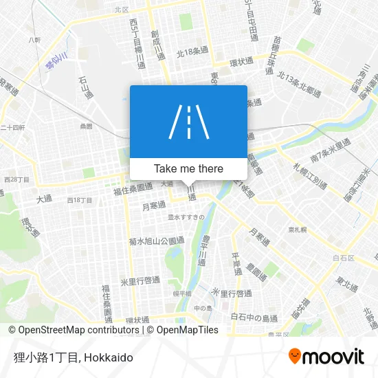 狸小路1丁目 map