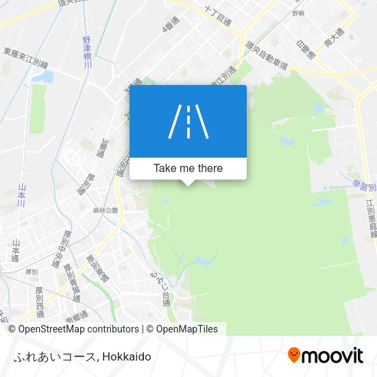 ふれあいコース map