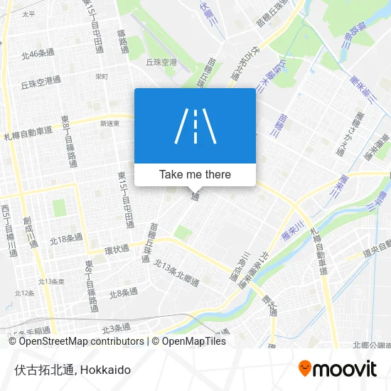 Fushiko Takuhoku Street map