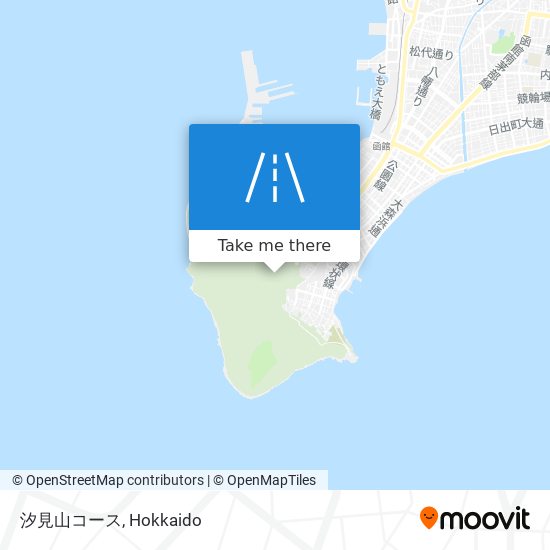 汐見山コース map