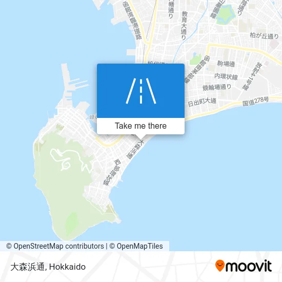 大森浜通 map