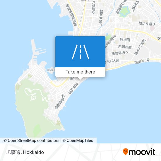 旭森通 map