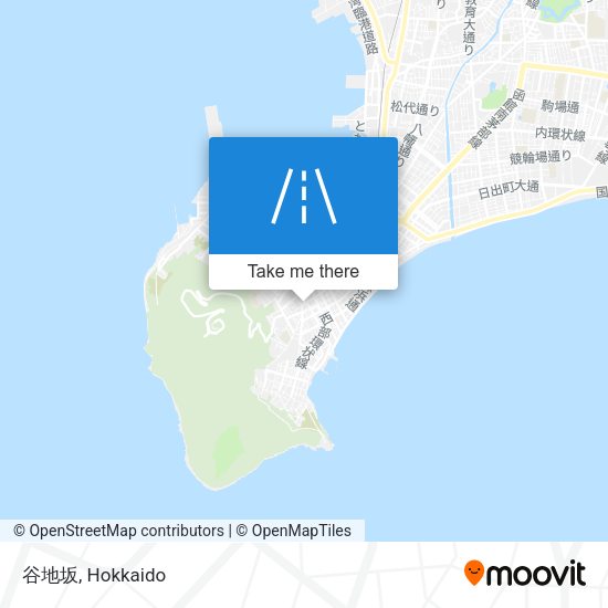 谷地坂 map