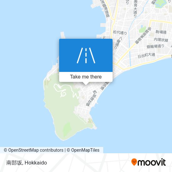 南部坂 map