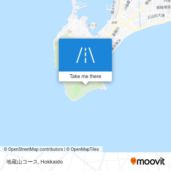 地蔵山コース map