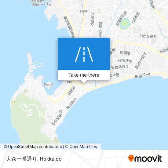 Omori First Street map