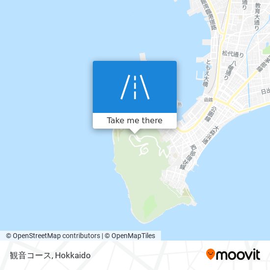観音コース map