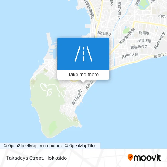 Takadaya Street map