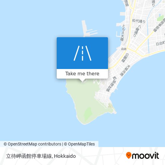 立待岬函館停車場線 map