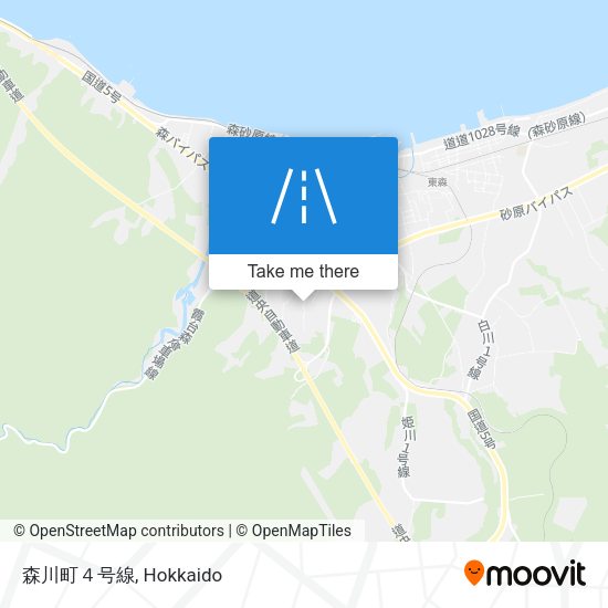 森川町４号線 map