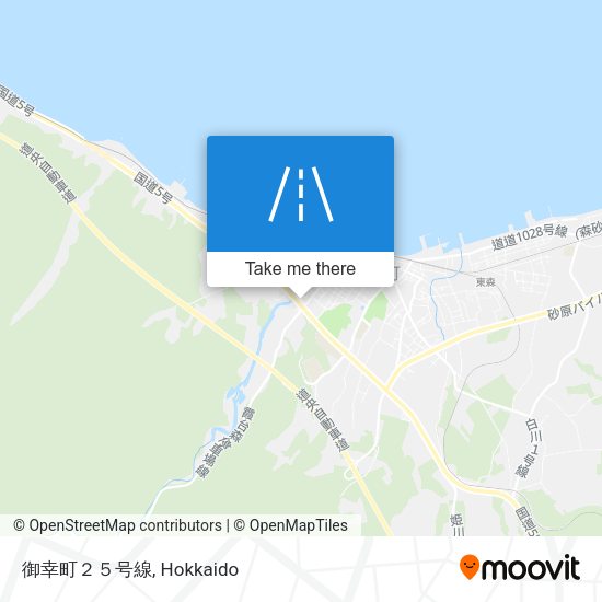 御幸町２５号線 map