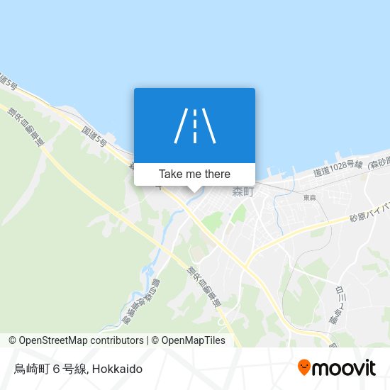 鳥崎町６号線 map