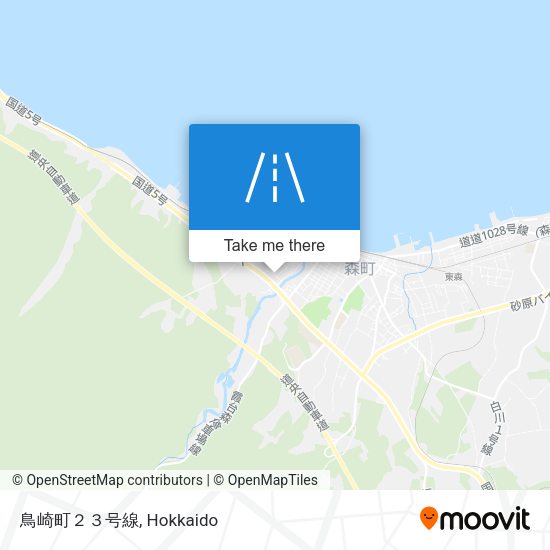 鳥崎町２３号線 map