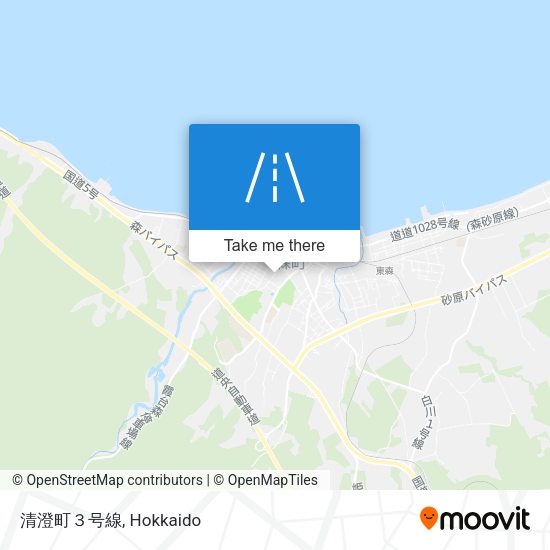 清澄町３号線 map