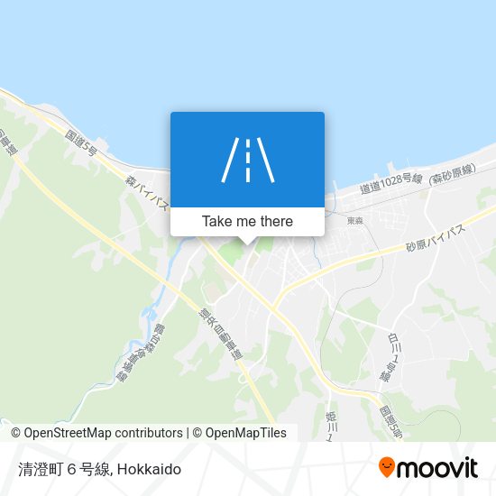 清澄町６号線 map