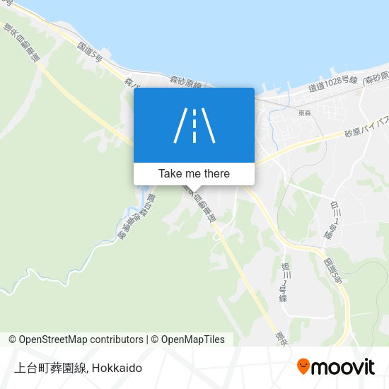 上台町葬園線 map