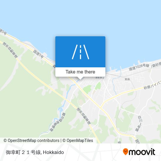 御幸町２１号線 map