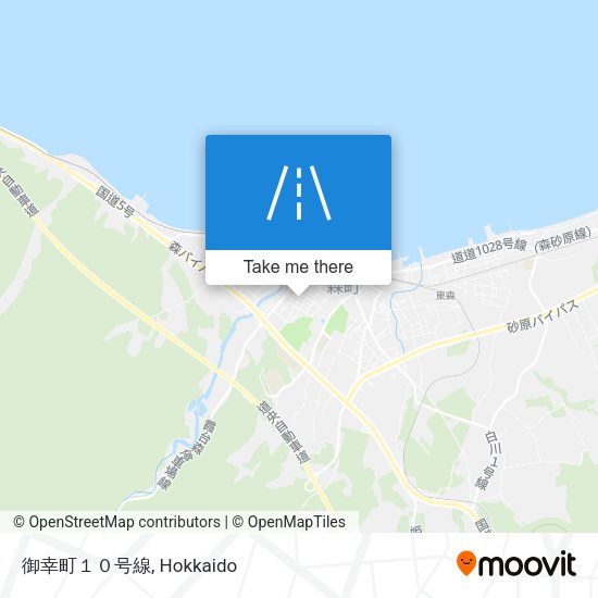 御幸町１０号線 map