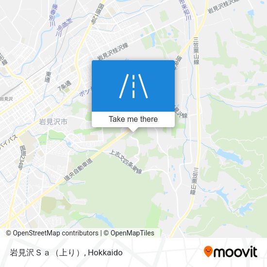 岩見沢Ｓａ（上り） map