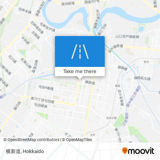 横新道 map