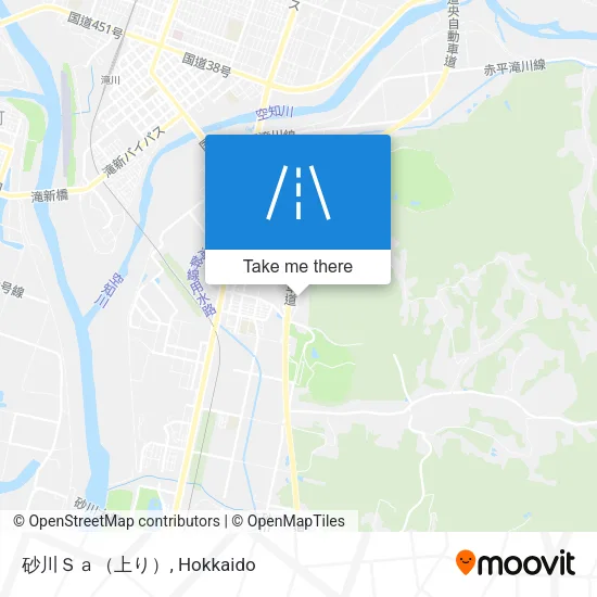 砂川Ｓａ（上り） map