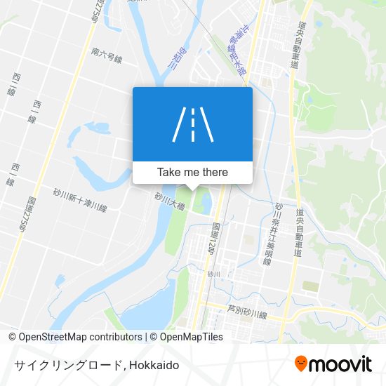 サイクリングロード map