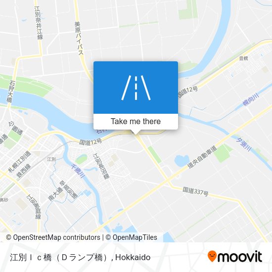 江別Ｉｃ橋（Ｄランプ橋） map