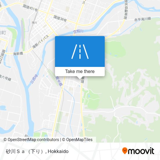 砂川Ｓａ（下り） map