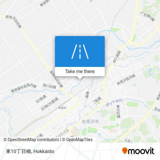 東10丁目橋 map