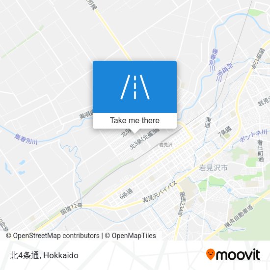 北4条通 map