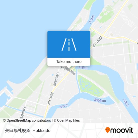 矢臼場札幌線 map