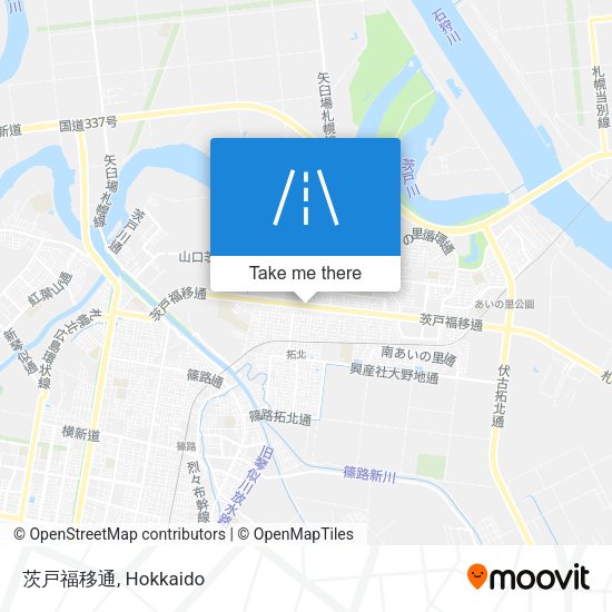 茨戸福移通 map
