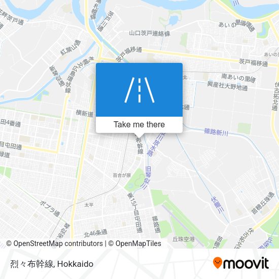 烈々布幹線 map
