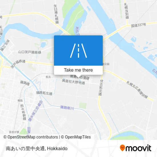 南あいの里中央通 map