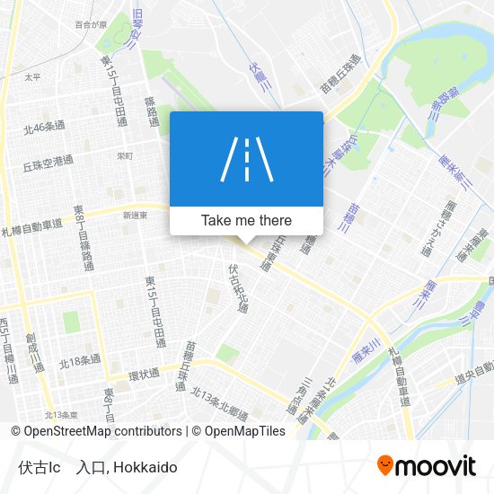伏古Ic　入口 map