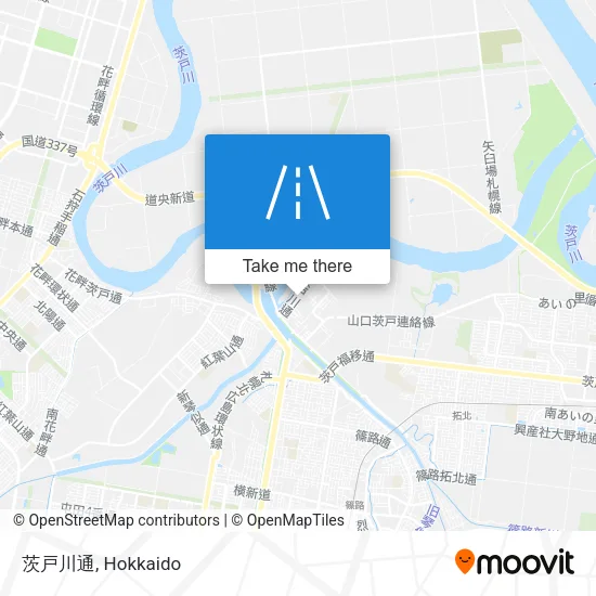 Itabori River Avenue map
