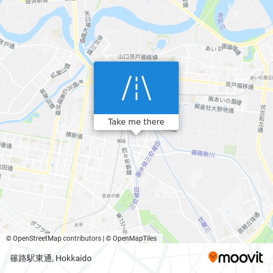 篠路駅東通 map