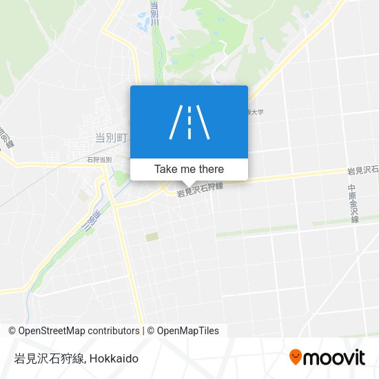 岩見沢石狩線 map