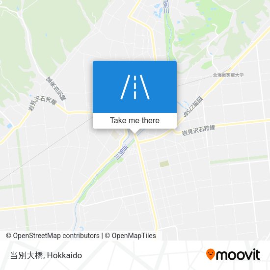 当別大橋 map