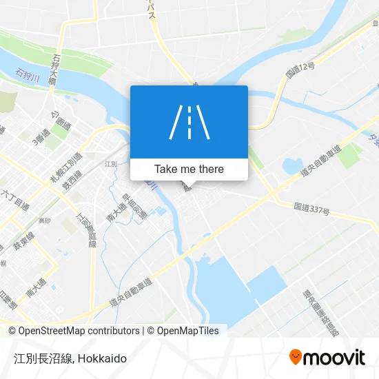 江別長沼線 map